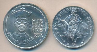 1972. 50Ft Ag + 100Ft Ag "Szt.István" pár T:BU