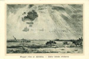 Alföld, grafikai lap s: Zádor István