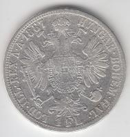 Ausztria 1887. 1Fl Ag T:2-
Austria 1887. 1 Florin Ag C:VF