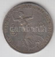 Ausztria 1908. 5K Ag "Jubileum" T:3
Austria 1908. 5 Corona Ag "Jublilee" C:F