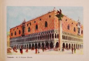 cca 1900 Velence 25 akvarell-reprodukciót tartalmazó képes füzet / 
Leporello guide of Venice
