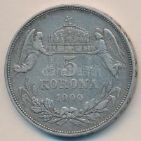1900. 5K Ag "Ferenc József" T:3