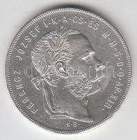 1879KB 1Ft Ag "Középcímer" T:2