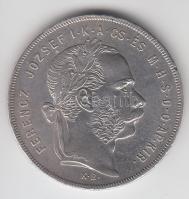 1879KB 1Ft Ag "Középcímer" T:2,2-