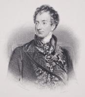 Thomas Lawrence (1769-1830) nyomán George Cook (1781-1834): Metternich. Rézkarc, papír /  Metternich. Copper etching, 30x23,5cm