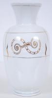 Witeg, arany színnel díszített váza, jelzett, hibátlan, m:22 cm