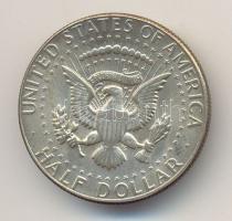 Amerikai Egyesült Államok 1969D. 1/2$ Ag &quot;Kennedy&quot; T:2- USA 1969D. 1/2 Dollar Ag &quot;Kennedy&quot; C:VF