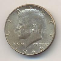 Amerikai Egyesült Államok 1969D. 1/2$ Ag "Kennedy" T:2-
USA 1969D. 1/2 Dollar Ag "Ken...