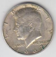 Amerikai Egyesült Államok 1967. 1/2$ Ag "Kennedy" T:2- USA 1967. 1/2 Dollar Ag "Kennedy" C:VF