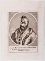 cca 1750 Bethlen Gábor portréja. Rézkarc, papír, 23x17cm