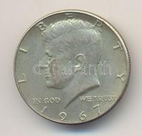 Amerikai Egyesült Államok 1967. 1/2$ Ag "Kennedy" T:2-
USA 1967. 1/2 Dollar Ag "Kenne...