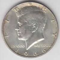Amerikai Egyesült Államok 1966. 1/2$ Ag "Kennedy" T:2- USA 1966. 1/2 Dollar Ag "Kennedy" C:VF