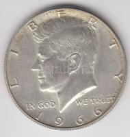 Amerikai Egyesült Államok 1966. 1/2$ Ag "Kennedy" T:2- USA 1966. 1/2 Dollar Ag "Kennedy" C:VF