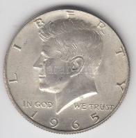 Amerikai Egyesült Államok 1965. 1/2$ Ag "Kennedy" T:2- USA 1965. 1/2 Dollar Ag "Kennedy" C:VF