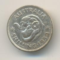 Ausztrália 1952. 1Sh Ag "VI. György" (3x) T:3 Australia 1952. Shilling Ag "George VI" (3x) C:F