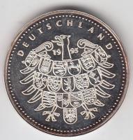 Németország 1995. "Az NSZK atyjai" ezüstözött fém emlékérem T:PP
Germany 1995. "The F...