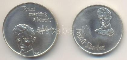 1973. 50Ft Ag + 100Ft Ag "Petőfi" pár T:BU