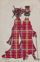 1904 hosszúcímzéses művészlap (saroktörés)