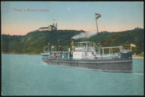 Tihany Balaton part gőzössel