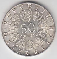 Ausztria 1969. 50Sch Ag "I. Maximilian" T:2 Austria 1969. 50 Schilling Ag "Maximilian" C:XF