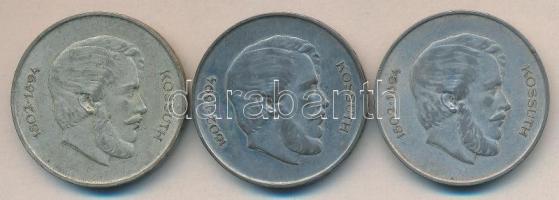 1947. 5Ft Ag "Kossuth" (3x) T:2-,3