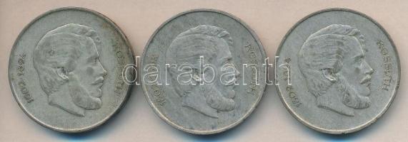 1947. 5Ft Ag "Kossuth" (3x) T:2-,3