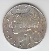 Ausztria 1958 10Sch Ag T:2- Austria 1958. 10 Schilling Ag C:VF