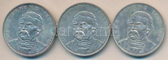 1994. 200Ft Ag "Deák" (3x) T:2