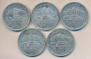 1992. 200Ft Ag "MNB" (5x) T:2