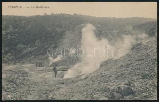Pozzuoli Solfatara volcanic crater