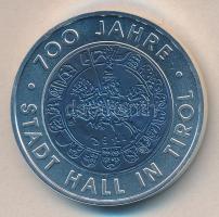 Ausztria 2003. 25€ "Hall in Tirol" bimetál Ag/Niobium (16,5g/0.900) T:BU ŰDísztokban, tanúsítvánnyal Austria 2003. 25 Euro "City of Hall in Tyrol" bimetallic Ag/Niobium (16,5g/0.900) C:BU in case with certificate