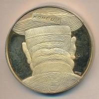 Fritz Mihály (1947-) 1991. "Szovjet csapatok kivonása / KONYEC" aranyozott piefort emlékér...