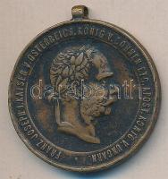 1873. December 2. "Hadiérem" I.Ferenc József Br katonai érdemérem szalag nélkül T:3 1873. December 2. Franz Joseph Military Medal Br without ribbon C:F