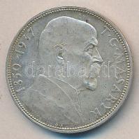 Csehszlovákia 1937. 20K Ag "Masaryk" T:2 Czechslovakia 1937. 20 Korun Ag "Death of President Masaryk" C:XF