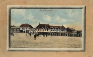 Dés main square, shops