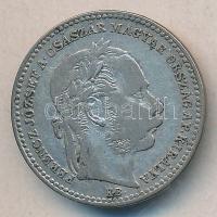 1869KB 20Kr "Magyar Királyi Váltó Pénz" Ag T:3