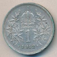 Ausztria 1912. 1K Ag T:2
Austria 1912. 1 Corona Ag C:XF