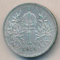 Ausztria 1914. 1K Ag T:2
Austria 1914. 1 Corona Ag C:XF