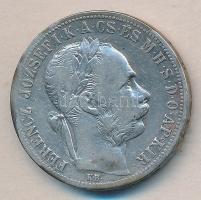 1891KB 1Ft Ag "Fiume címer" T:2- Hungary 1891. 1 Forint Ag "Coat of arms of Fiume" Kremnitz C:VF Unger III.: 1467., Huszár: 2142., Adamo M15.