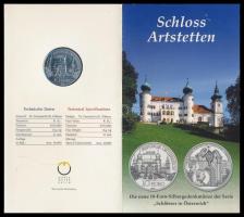 Ausztria 2004. 10 Ag Artstetten kastély díszkiadásban tanúsítvánnyal T:BU Austria 2004. 10 Euro Ag Artstetten Palace commemorative issue with certificate C:BU