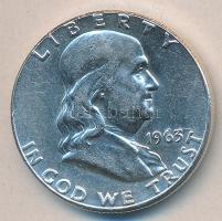 Amerikai Egyesült Államok 1963. 1/2$ Ag "Franklin" T:2 USA 1963. 1/2 Dollar Ag "Franklin" C:XF