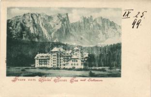1899 Latemar with Hotel Karersee (b)