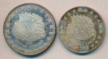 1966. 25Ft Ag, 50Ft Ag "Zrínyi" pár T:exPP (cellux nyomok)