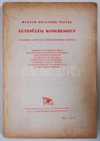 Magyar Dolgozók Pártja. Egyesületi Kongresszus. Budapest 1948. Jegyzetfüzet.