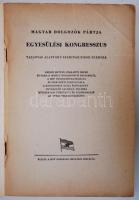 Magyar Dolgozók Pártja. Egyesületi Kongresszus. Budapest 1948. Jegyzetfüzet