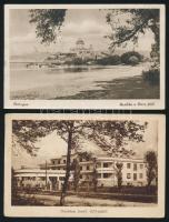 240 db régi képeslap a Történelmi Magyarország területéről, főleg magyarországi városképes lapok, je...