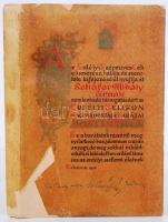 Az Erdélyi Helikon Magyarországi Barátainak: Aranykönyve. Kolozsvár 1937. Erdélyi Szépmíves Céh. Borító szakadt.