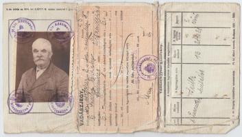 1940 Fényképes vadászjegy