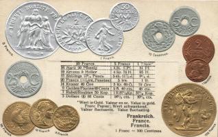 French coins, numismatics Emb.