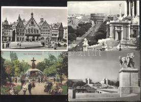 27 db képeslap - 22 külföldi + 5 magyar - részben háború előttiek